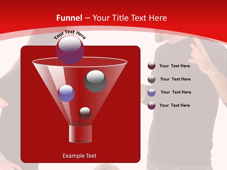 A Man And Woman Are Talking To Each Other PowerPoint Template