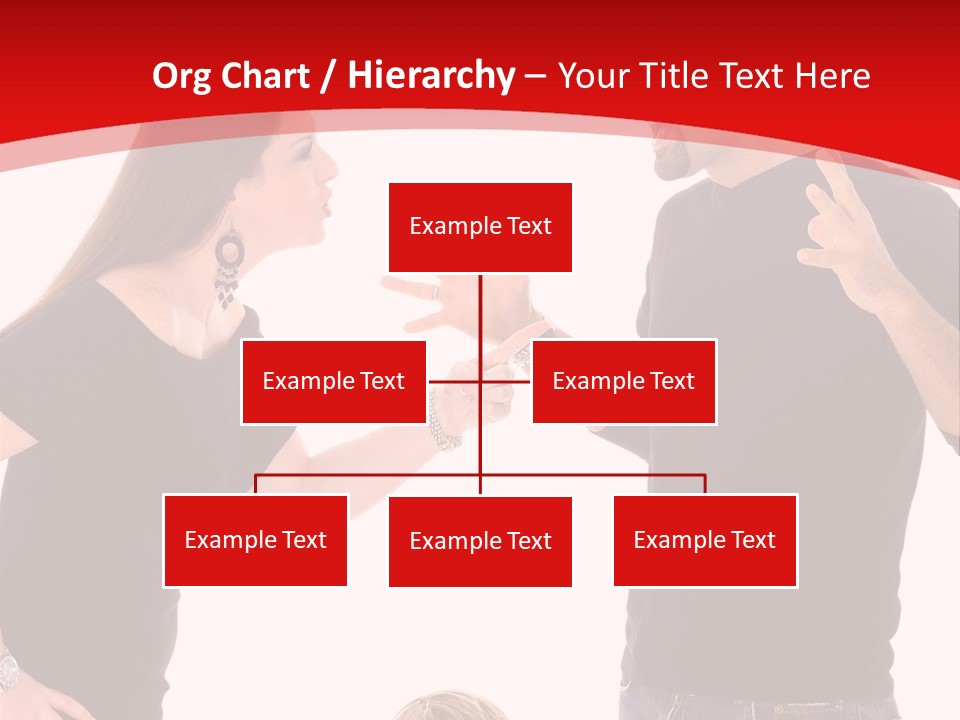 A Man And Woman Are Talking To Each Other PowerPoint Template