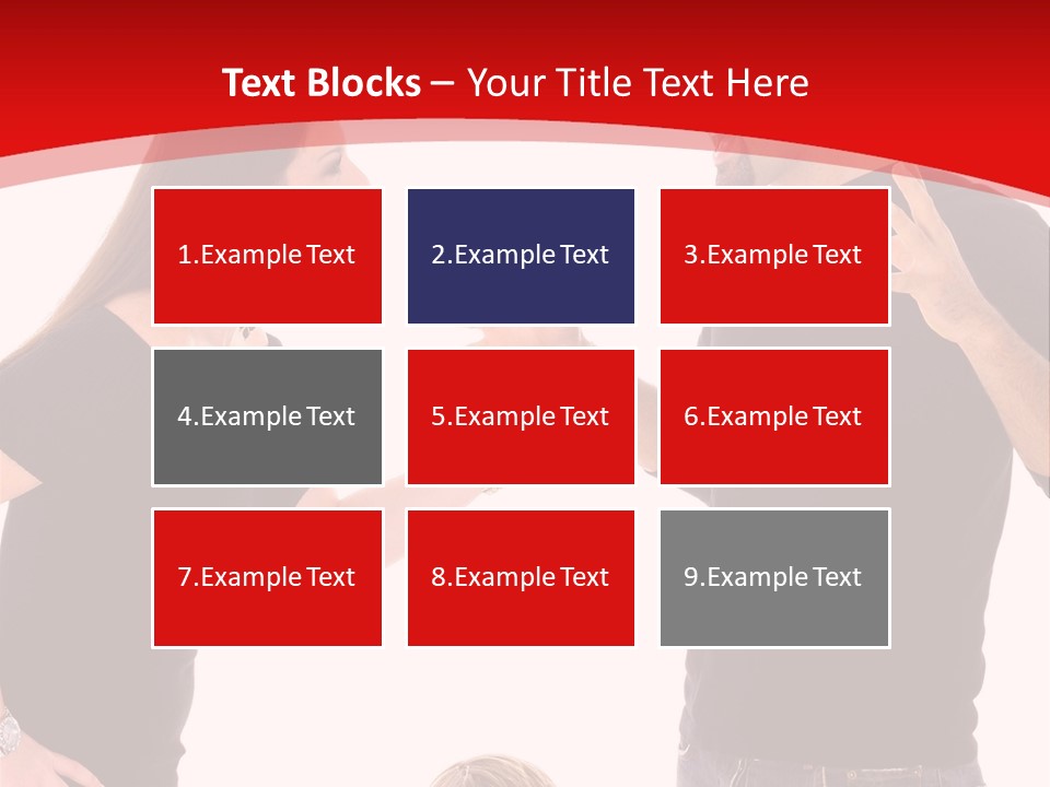 A Man And Woman Are Talking To Each Other PowerPoint Template