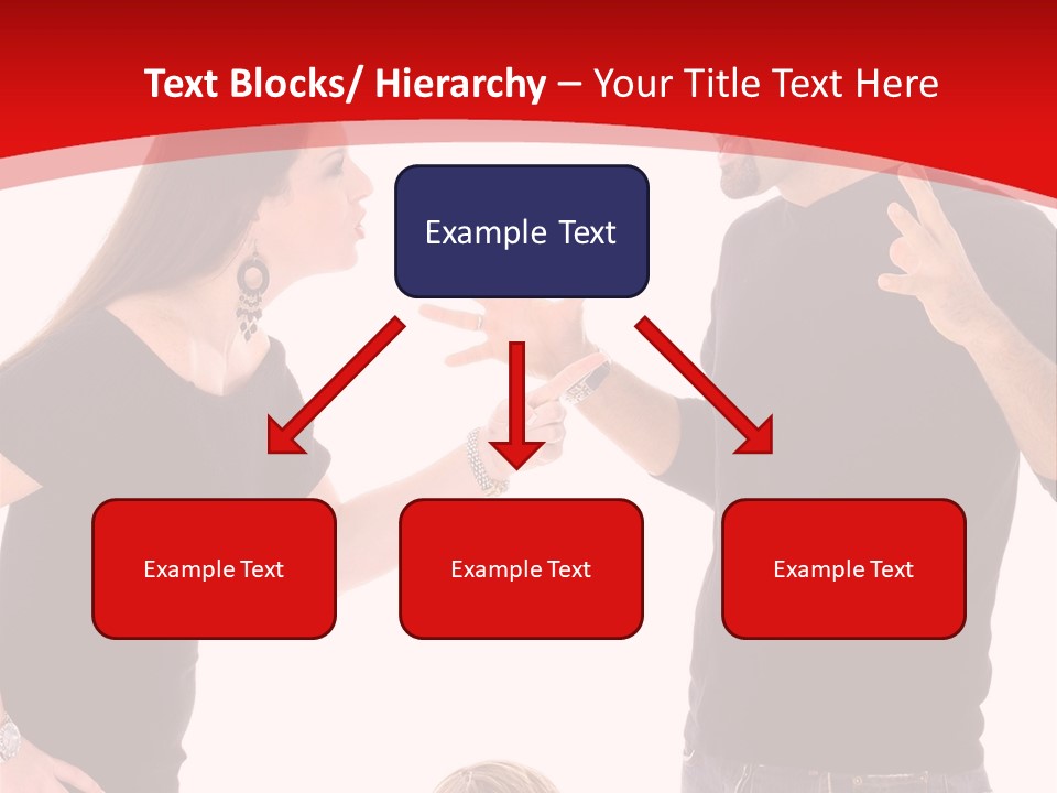 A Man And Woman Are Talking To Each Other PowerPoint Template