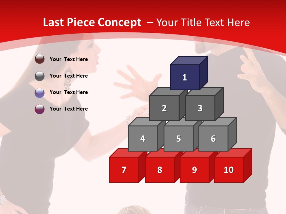 A Man And Woman Are Talking To Each Other PowerPoint Template