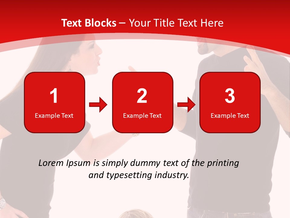 A Man And Woman Are Talking To Each Other PowerPoint Template