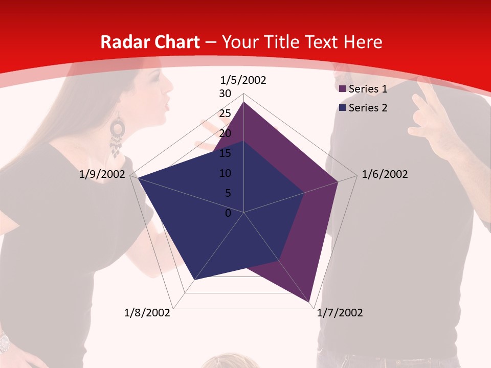 A Man And Woman Are Talking To Each Other PowerPoint Template