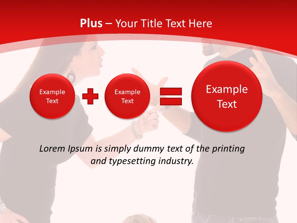 A Man And Woman Are Talking To Each Other PowerPoint Template