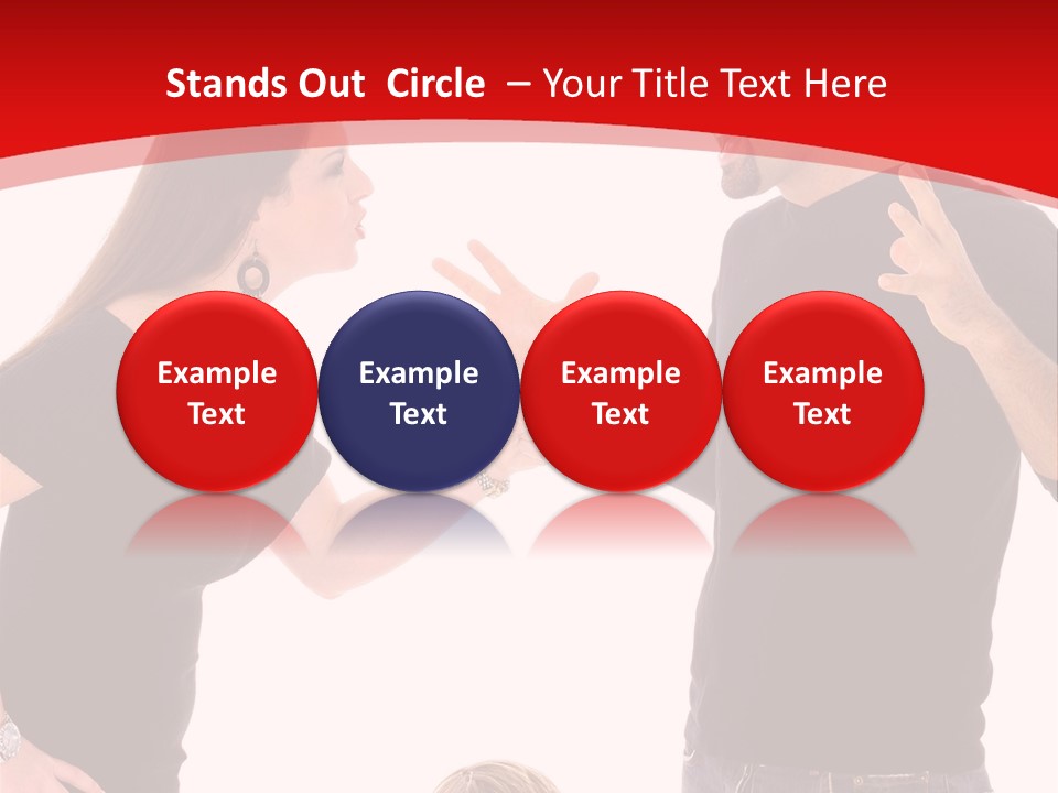 A Man And Woman Are Talking To Each Other PowerPoint Template