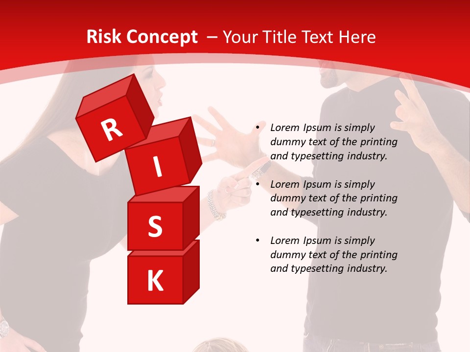 A Man And Woman Are Talking To Each Other PowerPoint Template