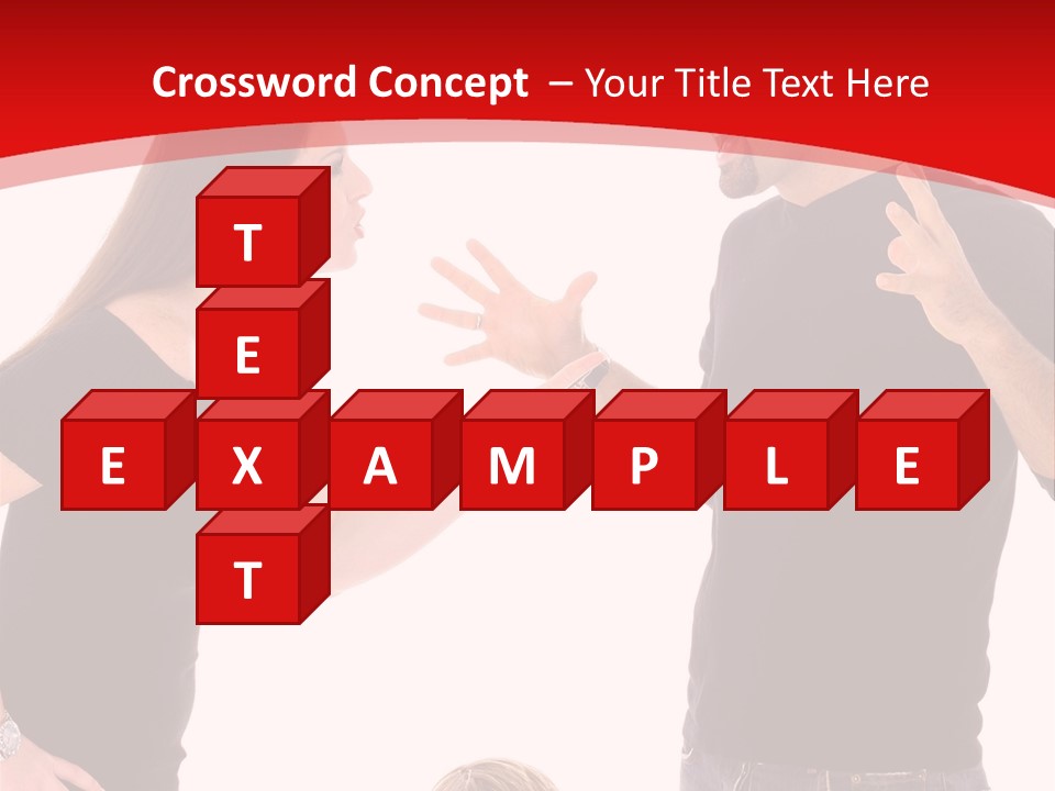 A Man And Woman Are Talking To Each Other PowerPoint Template