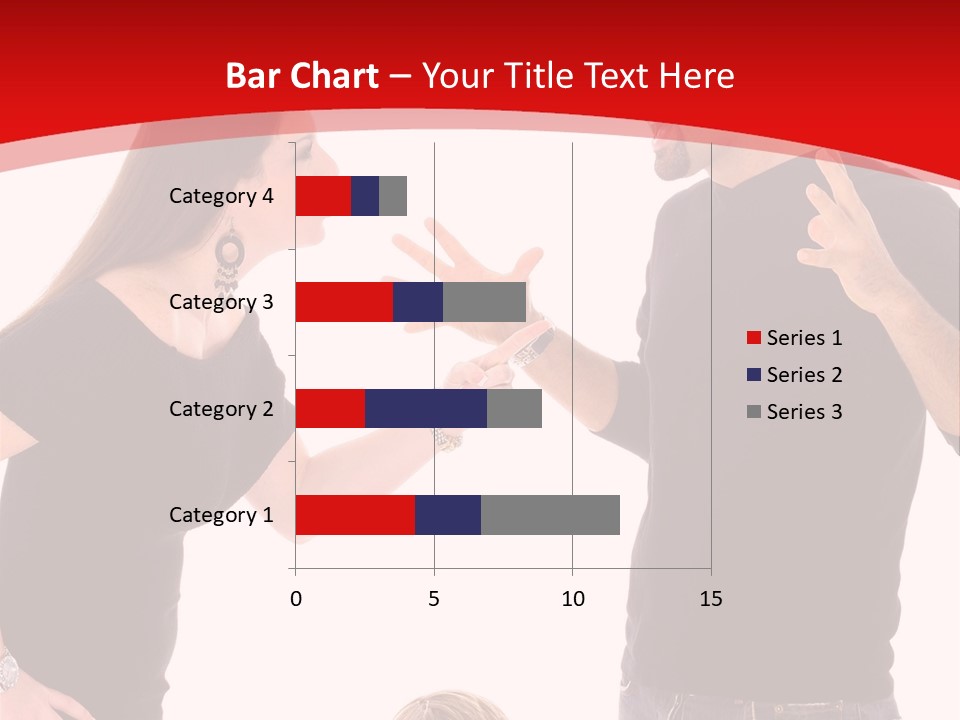 A Man And Woman Are Talking To Each Other PowerPoint Template
