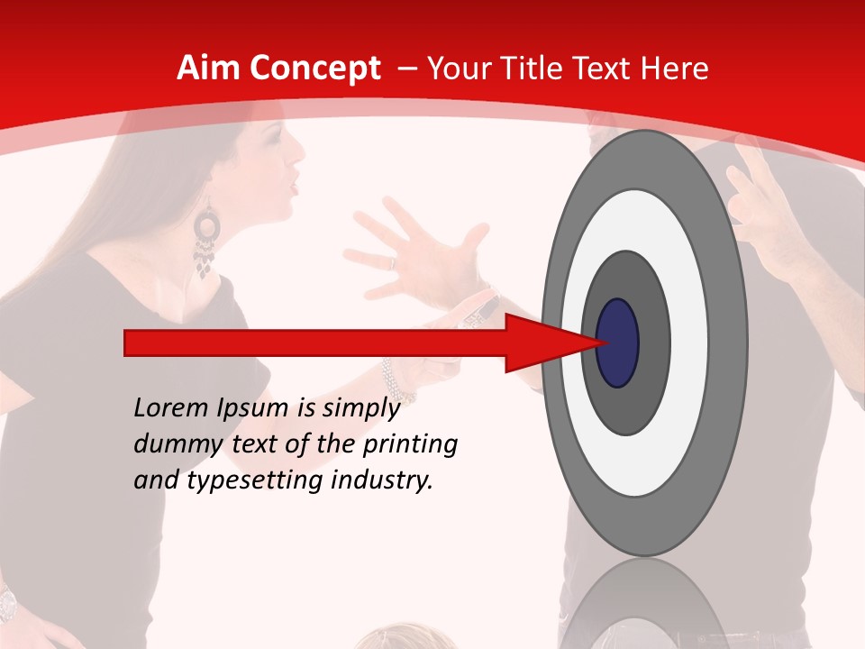 A Man And Woman Are Talking To Each Other PowerPoint Template