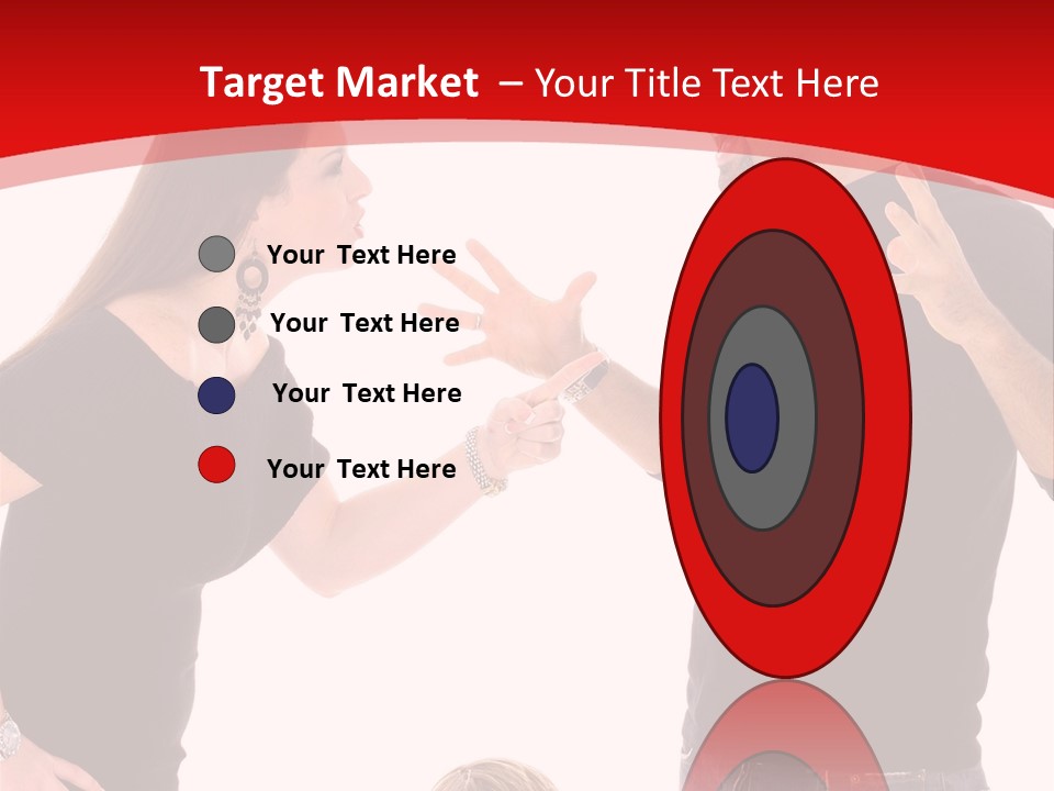 A Man And Woman Are Talking To Each Other PowerPoint Template