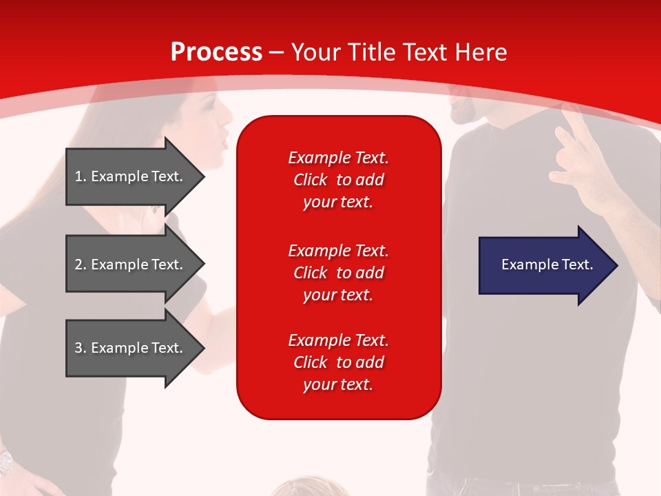 A Man And Woman Are Talking To Each Other PowerPoint Template