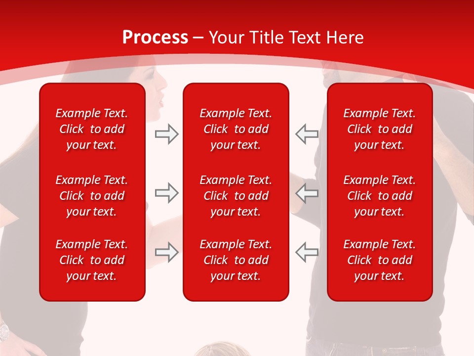 A Man And Woman Are Talking To Each Other PowerPoint Template