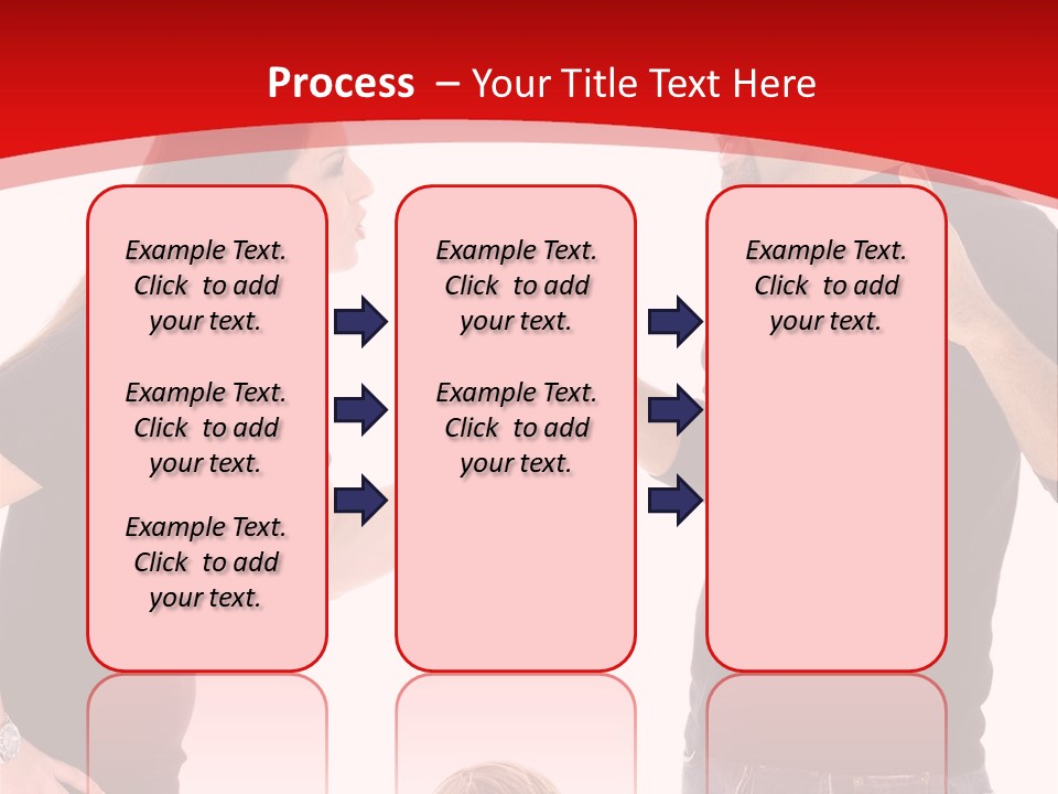 A Man And Woman Are Talking To Each Other PowerPoint Template