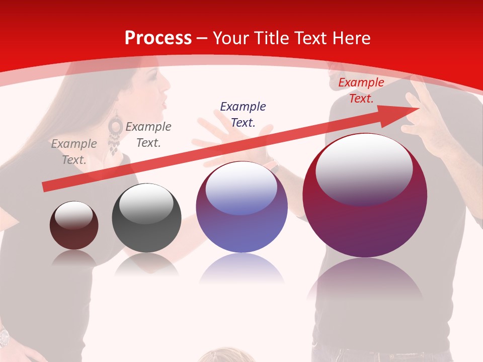 A Man And Woman Are Talking To Each Other PowerPoint Template