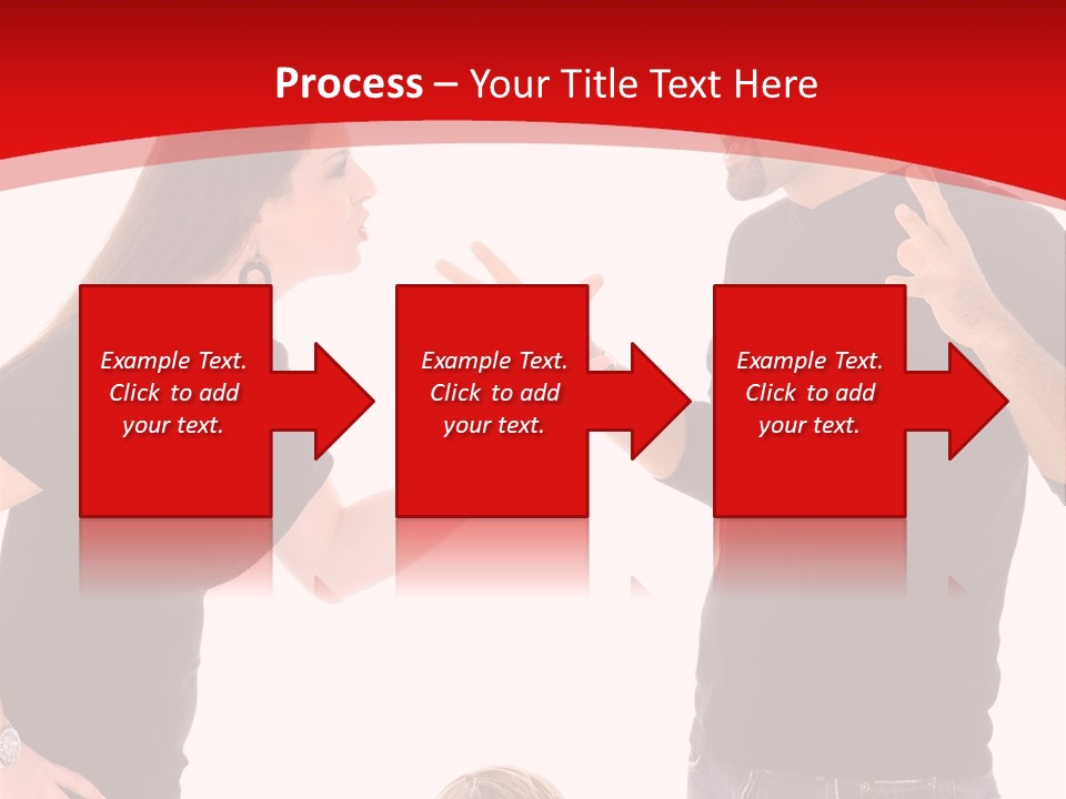 A Man And Woman Are Talking To Each Other PowerPoint Template