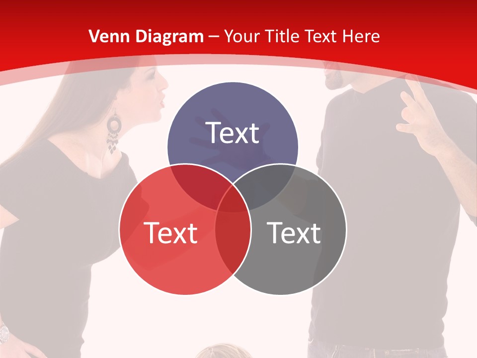 A Man And Woman Are Talking To Each Other PowerPoint Template