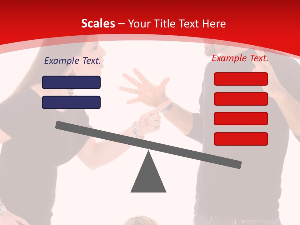 A Man And Woman Are Talking To Each Other PowerPoint Template