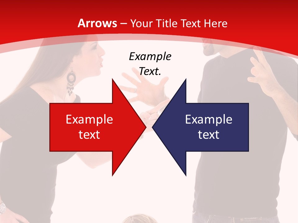 A Man And Woman Are Talking To Each Other PowerPoint Template