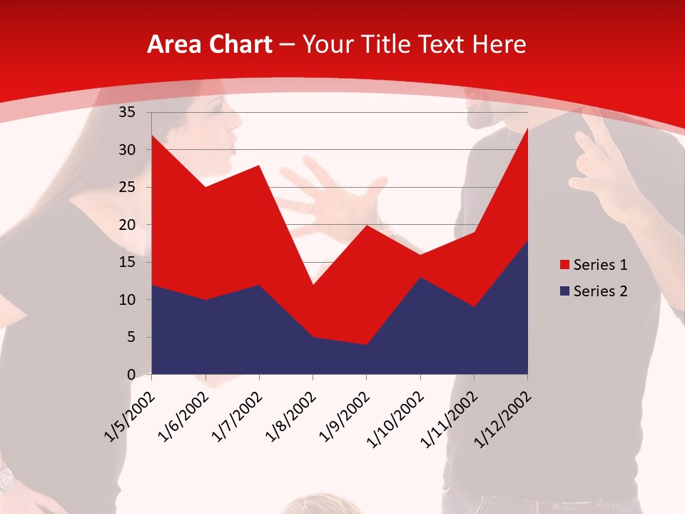 A Man And Woman Are Talking To Each Other PowerPoint Template