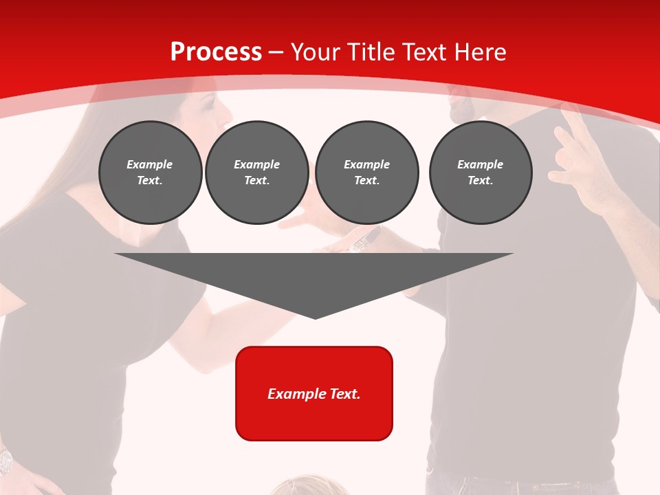A Man And Woman Are Talking To Each Other PowerPoint Template