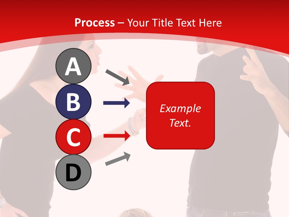 A Man And Woman Are Talking To Each Other PowerPoint Template