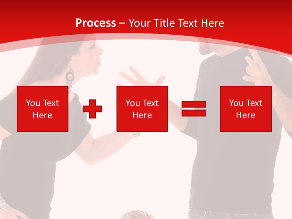 A Man And Woman Are Talking To Each Other PowerPoint Template