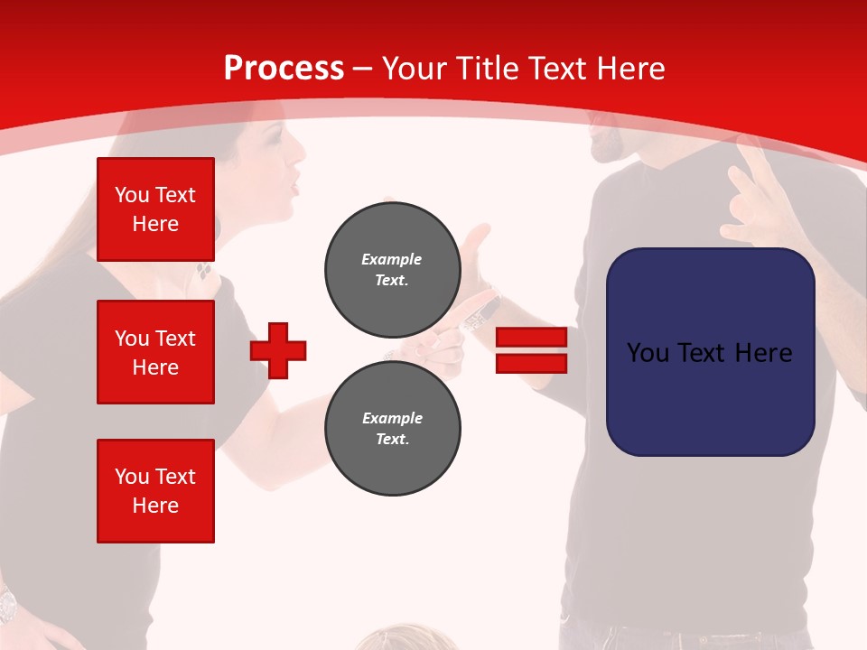 A Man And Woman Are Talking To Each Other PowerPoint Template
