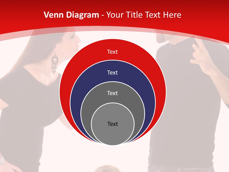 A Man And Woman Are Talking To Each Other PowerPoint Template