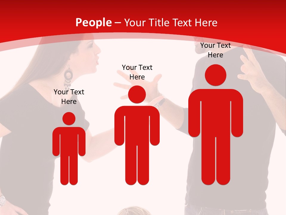 A Man And Woman Are Talking To Each Other PowerPoint Template