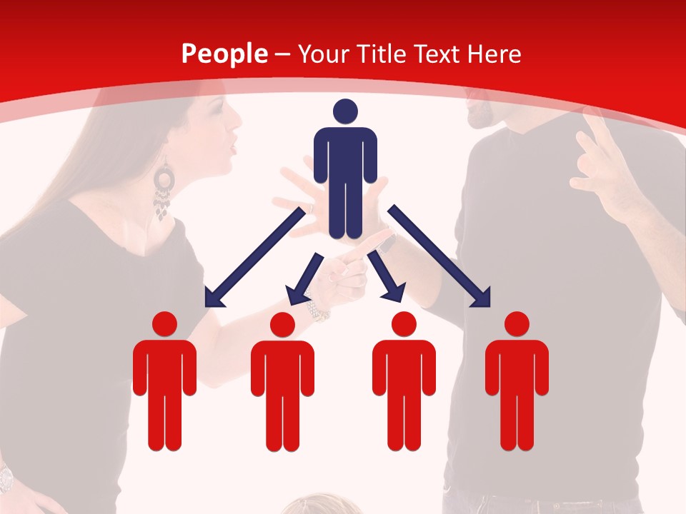 A Man And Woman Are Talking To Each Other PowerPoint Template