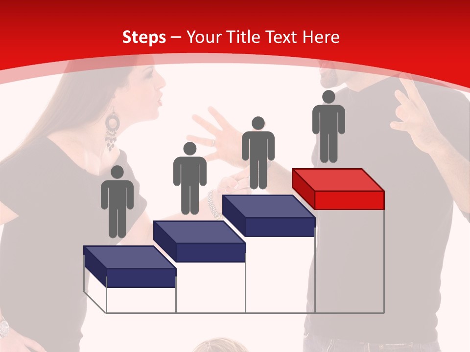 A Man And Woman Are Talking To Each Other PowerPoint Template