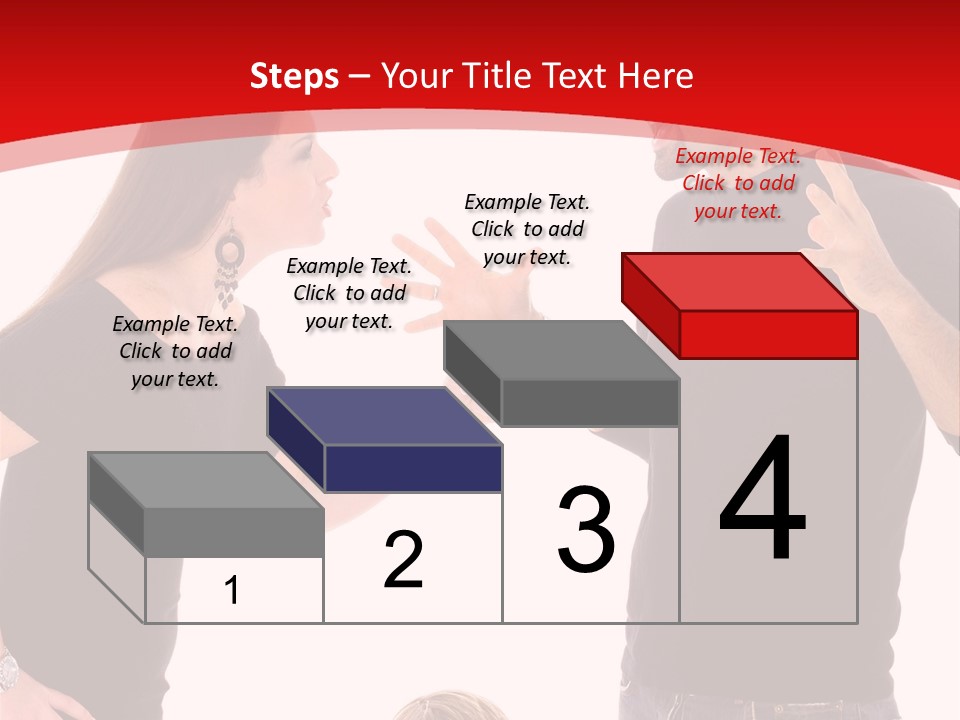 A Man And Woman Are Talking To Each Other PowerPoint Template