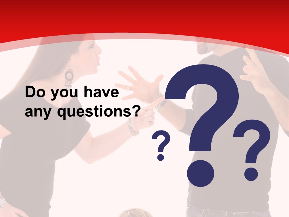 A Man And Woman Are Talking To Each Other PowerPoint Template