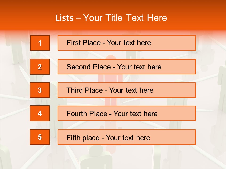 Group Follow Manager PowerPoint Template