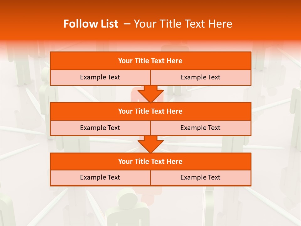 Group Follow Manager PowerPoint Template