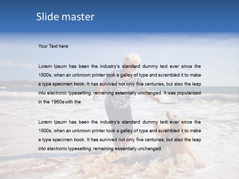 Equipment Silver Repair PowerPoint Template