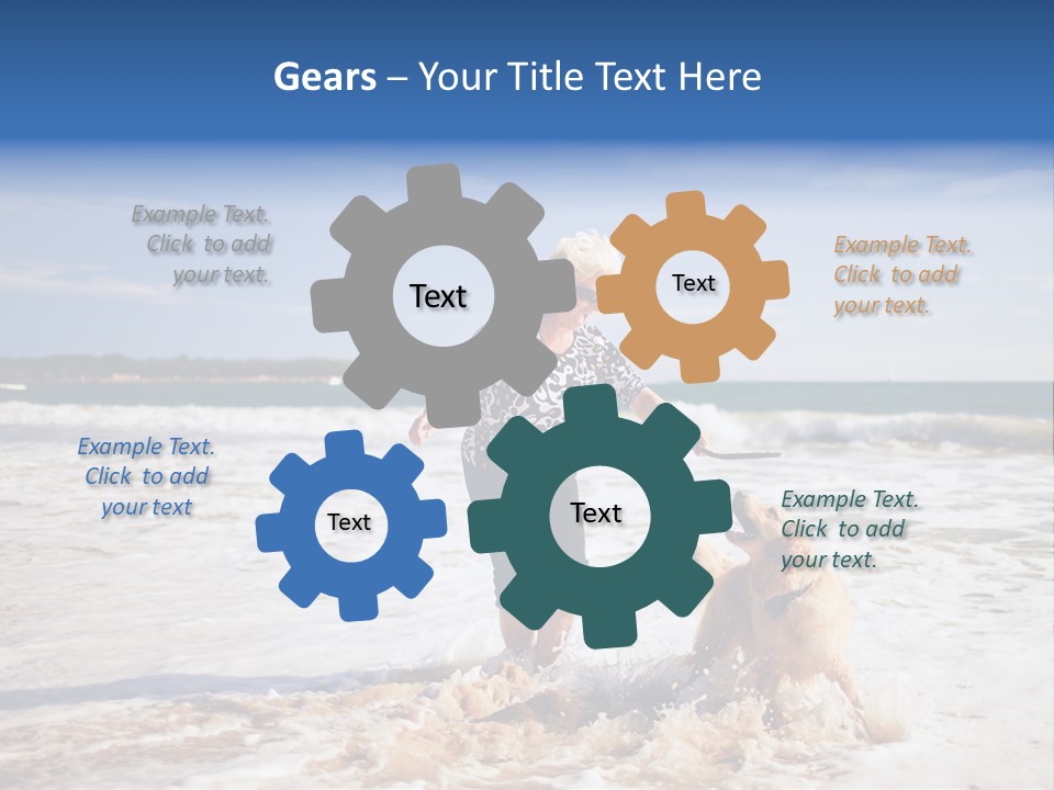 Equipment Silver Repair PowerPoint Template