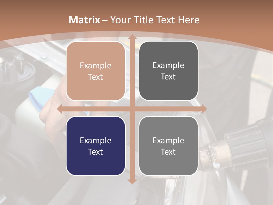 Equipment Silver Repair PowerPoint Template