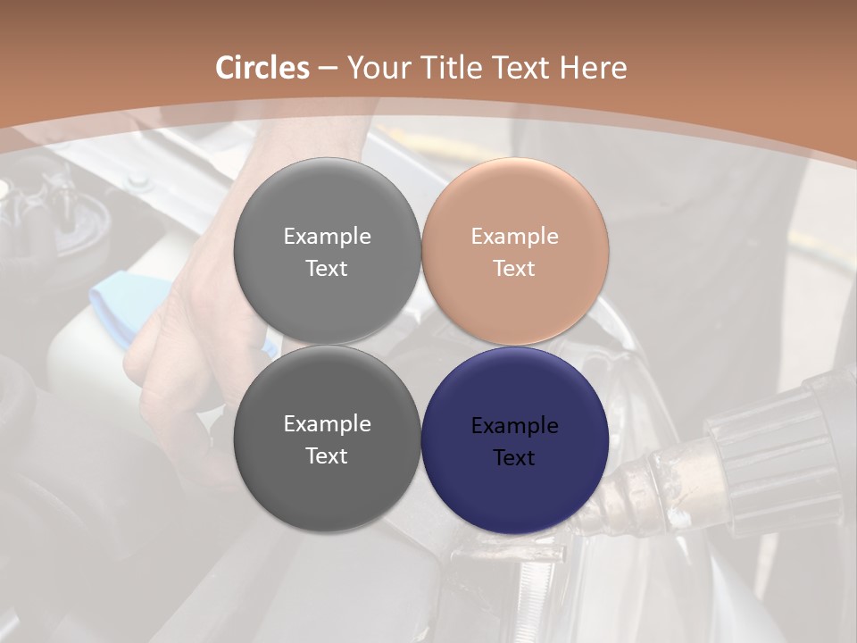 Equipment Silver Repair PowerPoint Template