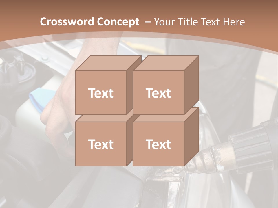 Equipment Silver Repair PowerPoint Template