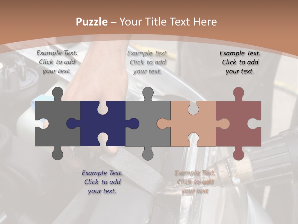 Equipment Silver Repair PowerPoint Template