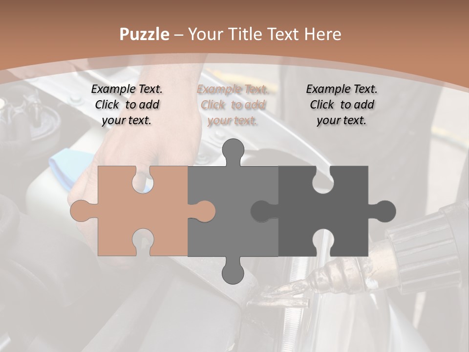 Equipment Silver Repair PowerPoint Template