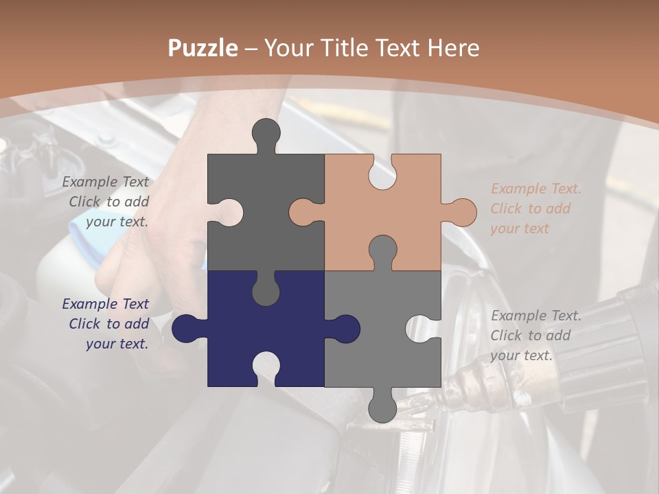 Equipment Silver Repair PowerPoint Template