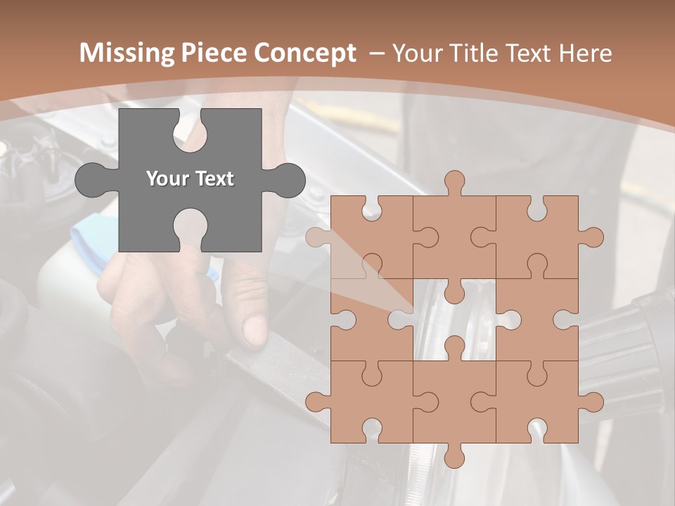 Equipment Silver Repair PowerPoint Template