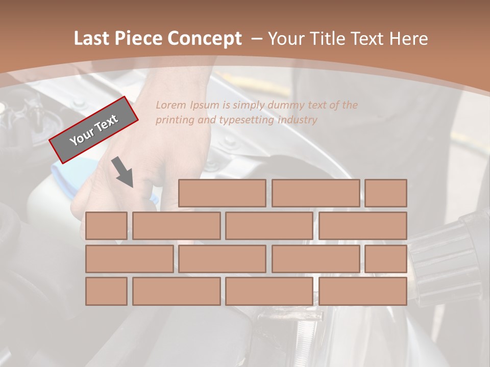 Equipment Silver Repair PowerPoint Template