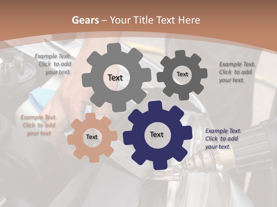 Equipment Silver Repair PowerPoint Template