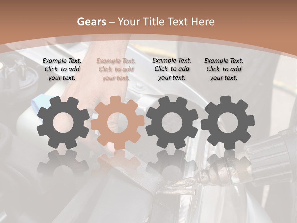 Equipment Silver Repair PowerPoint Template