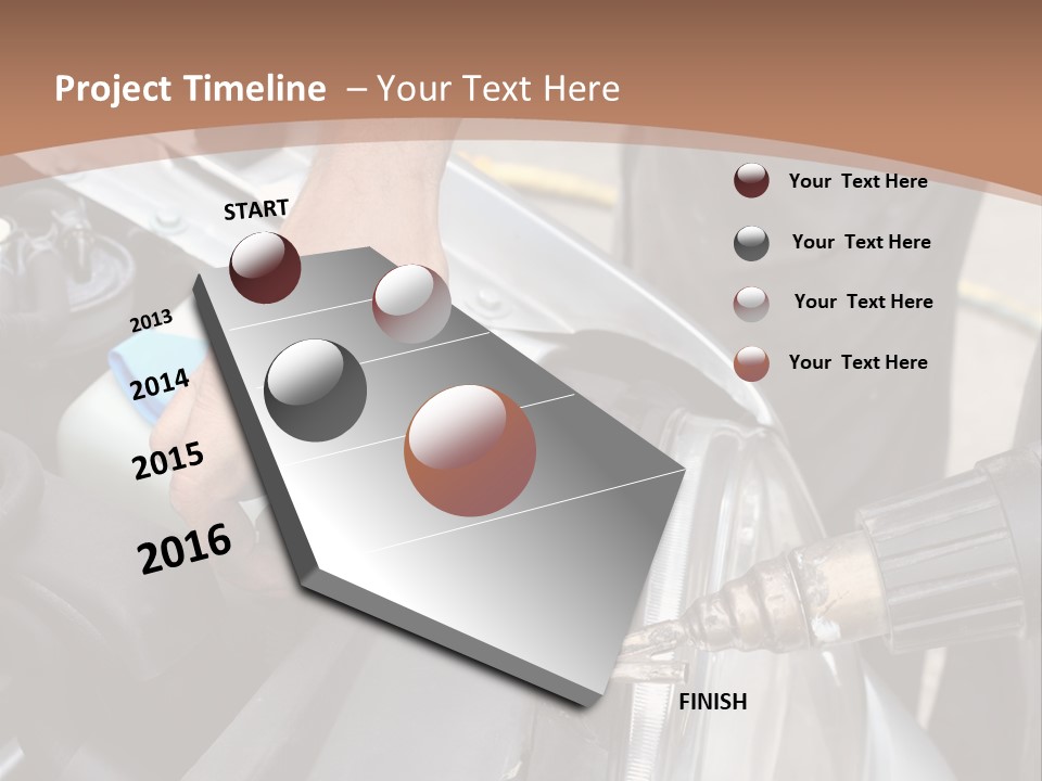 Equipment Silver Repair PowerPoint Template