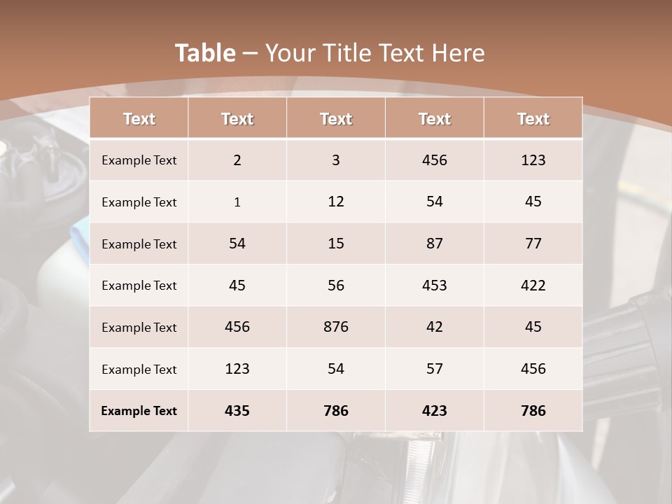 Equipment Silver Repair PowerPoint Template