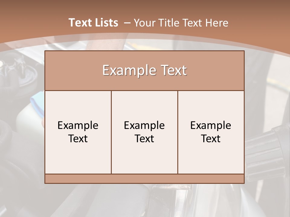 Equipment Silver Repair PowerPoint Template